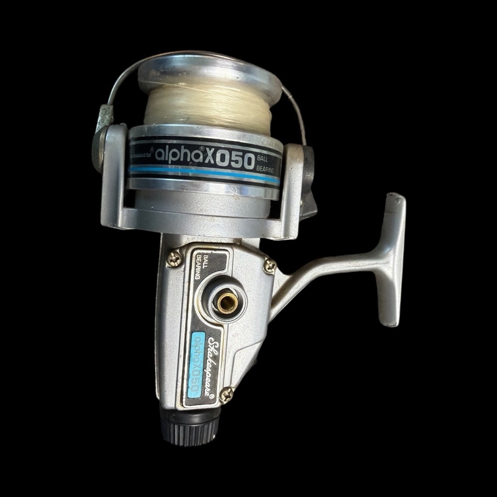 Shimano Alpha X050 Silver and Black Fishing Reel